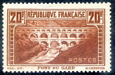 20 francs pont du Gard type 2B TTB