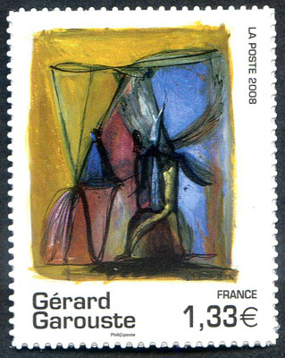 1,33 euros autoadhésif Gérard Garrouste TTB