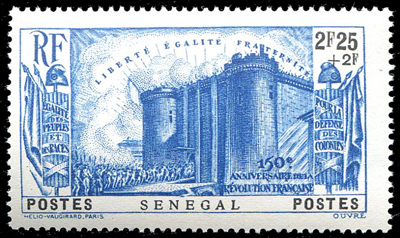 Série Bastille  du Sénégal ** TB