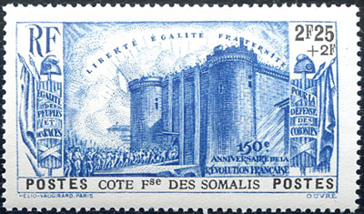 Série Bastille de la Côte des Somalis ** TTB