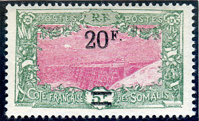 Collection Côte des Somalis 1915/1941 complète TB