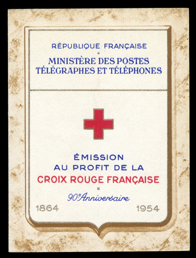 Carnet Croix Rouge 1954 TTB