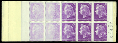 30 centimes Cheffer impression partielle sur 8 timbres TTB