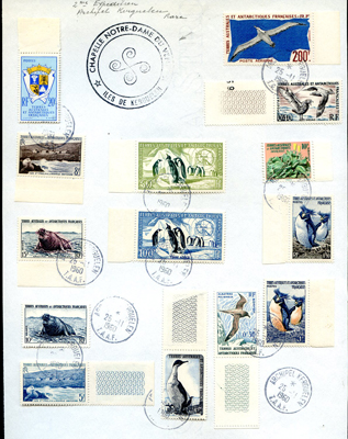 14 timbres oblitérés TB