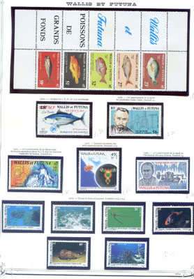 Collection Wallis  et Futuna 1957/82 complet TB