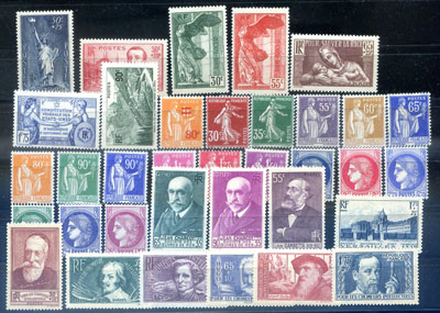 Collection France 1937/8 ** TTB
