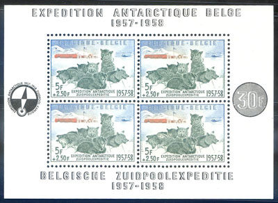 Expédition antarctique Belge 1957/8 TTB