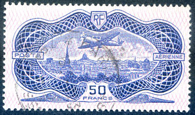 50 francs burelé TTB