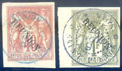 40 centimes et 1 franc Sage TTB