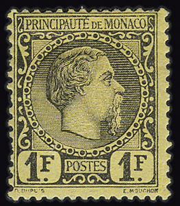 1 franc Charles III  B+