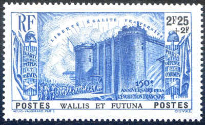 Série Bastille Wallis et Futuna TTB