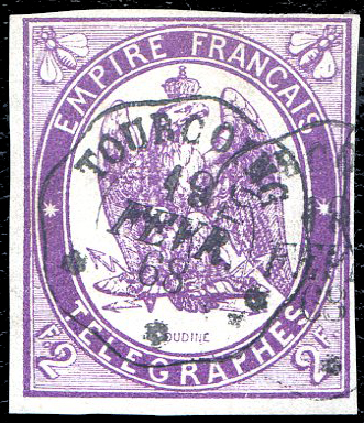 2 francs violet oblitéré Tourcoing TB