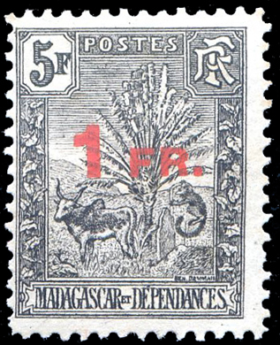 Collection Madagascar 1908/1958 complète sauf 3 timbres TB