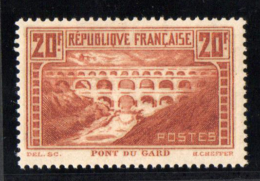 20 francs pont du Gard chaudron clair type IIB TTB