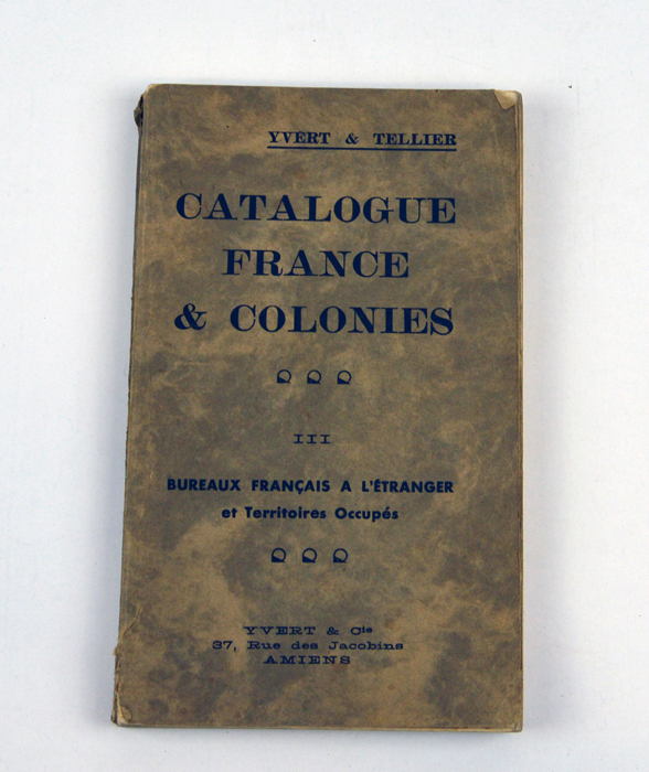 France-Colonies	1940 catalogue	Yvert-spécialisé bel état