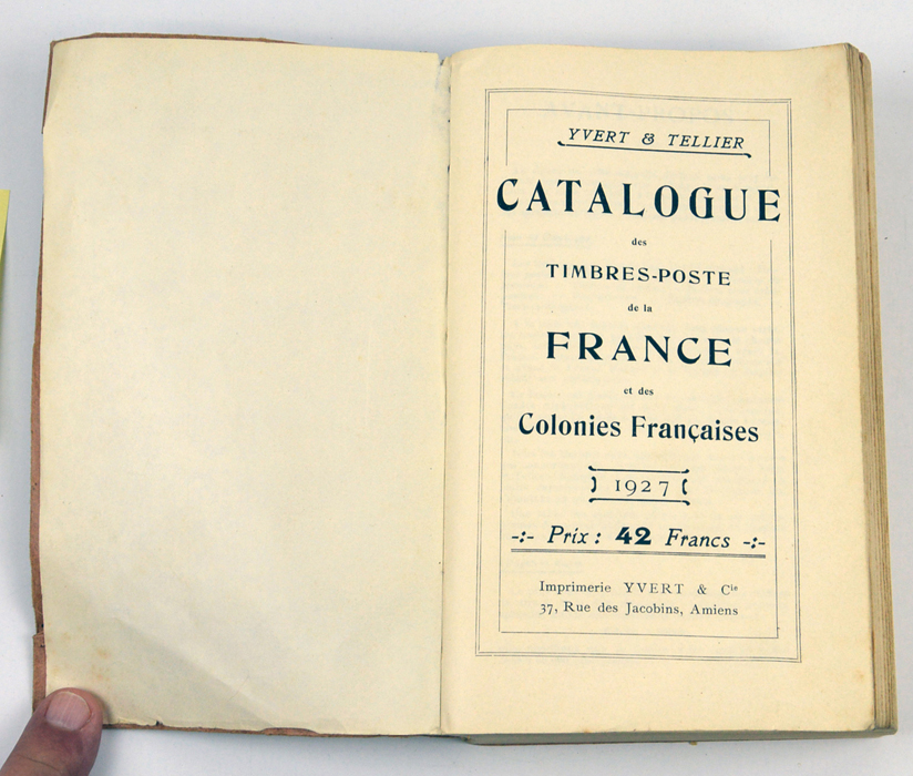 Yvert-spécialisé France-Colonies	timbres, essais, obiltérations