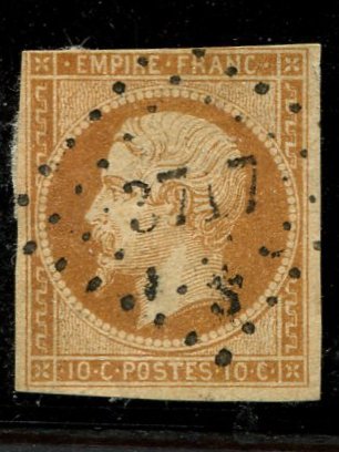 3717 sur 10 centimes Empire Boiuffarick Algérie rare