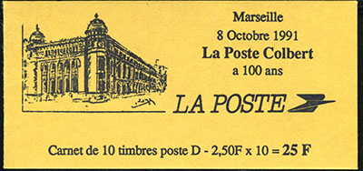2,50 Marianne de Briat carnet local Marseille TTB