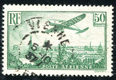 50 francs oblitéré 1937 TTB