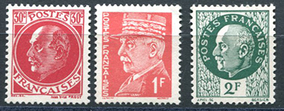 30 centimes 1 et 2 francs Pétain faux intelligence service TTB