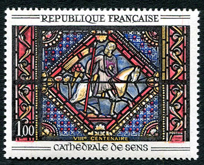 1 franc cathédrale de Chartres sans le vert TTB