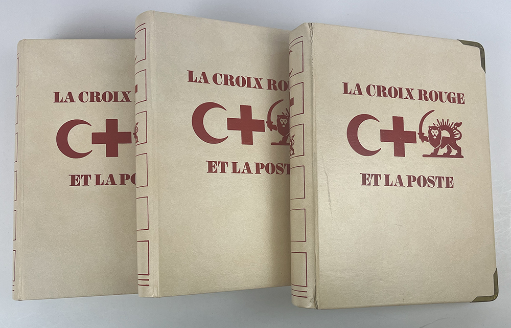 Catalogues CROIX ROUGE en 3 volumes, étude complète  bon état