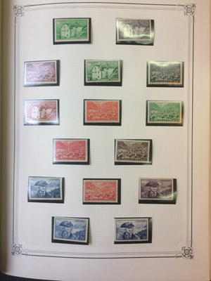 Collection Timbres neufs ANDORRE 1932/1993  feuilles Yvert TTB