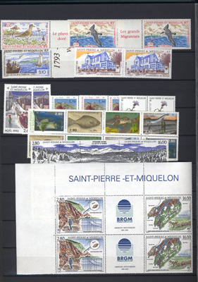 Saint Pierre Collection 1988/2003 x 2 Neufs ** faciale 417€