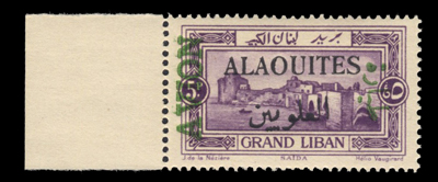 5 Piastres sur timbre Grand Liban fraîcheur Postale TTB