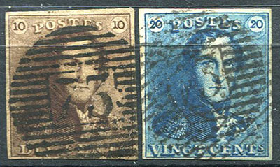 10 et 20 centimes Léopold avec épaulettes TTB