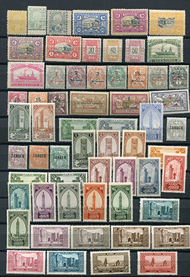 Collection Maroc début à 1955 ** dont séries compètes TTB