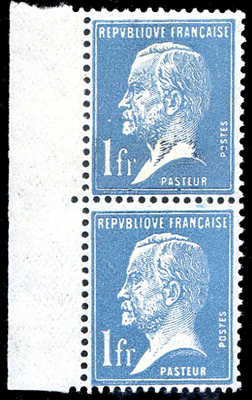 1 Franc Pasteur paire variété surencrage TTB