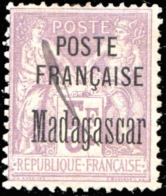 5 Francs Sage  poste Française TB