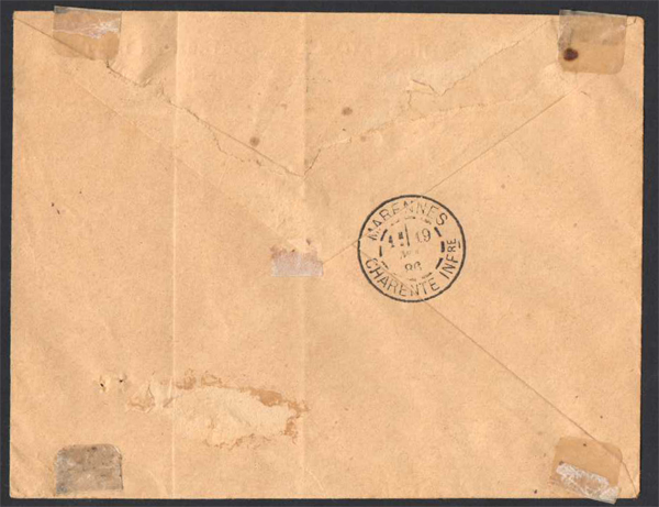 N°0020/14 Spink - 20 centimes paire inter-panneau sur lettre RR TTB – Image 3