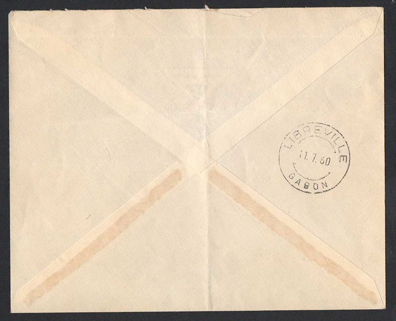 N°0000a** - Précurseur PA de 1960 Léopoldville/ Brazaville rare lettre TTB – Image 2