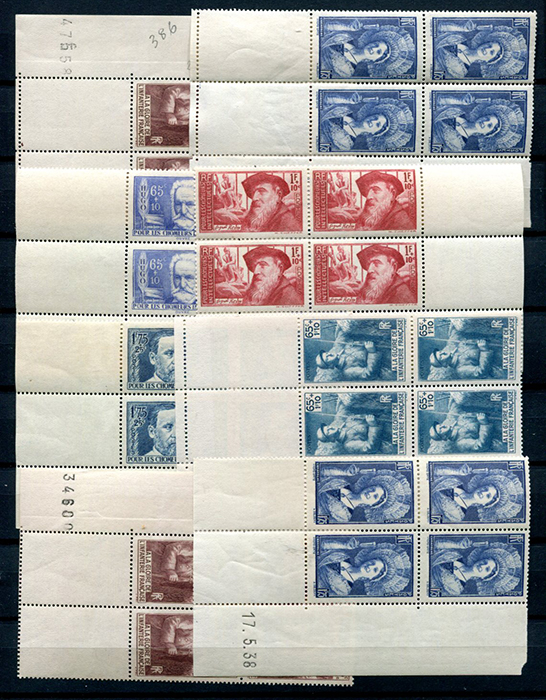 N°0377A/402 ** - Collection 377A/402 en blocs de 4 ** TTB – Image 2